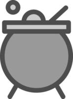 Cauldron Vector Icon Design