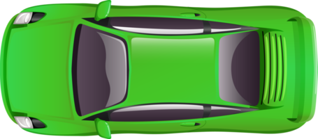 Green car roof png
