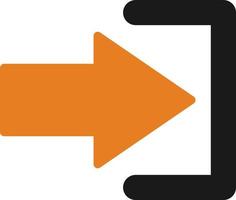 Log In Vector Icon Design