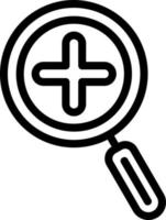 Zoom In Vector Icon Design