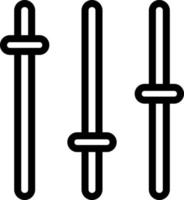 Sliders Vector Icon Design