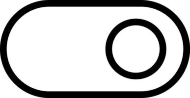 Toggle Right Vector Icon Design