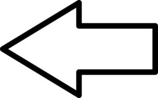 Left Vector Icon Design