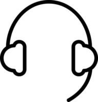 diseño de icono de vector de auriculares