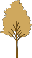 simplicity tree freehand drawing flat design. png