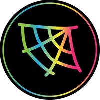 Spider Web Vector Icon Design