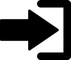 Log In Vector Icon Design