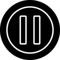 Pause Vector Icon Design