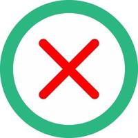 Cross Vector Icon Design