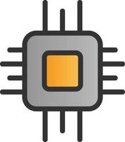 Cpu Vector Icon Design