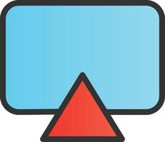 Airplay Vector Icon Design