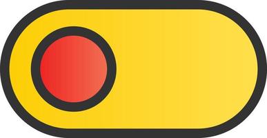 Toggle Left Vector Icon Design