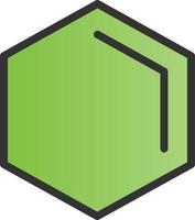 Hexagon Vector Icon Design