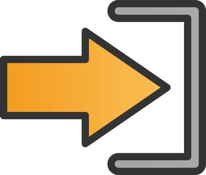 iniciar sesión en el diseño de iconos vectoriales vector