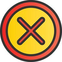 Cross Vector Icon Design