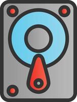 Hard Drive Vector Icon Design
