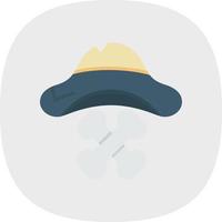 Pirate Hat Vector Icon Design
