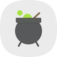 Cauldron Vector Icon Design