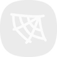 Spider Web Vector Icon Design