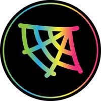 Spider Web Vector Icon Design