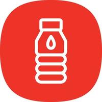 Water Flask Vector Icon Design