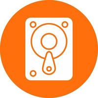 Hard Drive Vector Icon Design