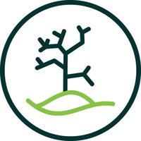 Dry Tree Vector Icon Design