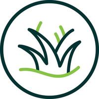 Desert Grass Vector Icon Design