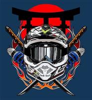 helmet vector template for graphic design