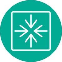Minimize Vector Icon Design