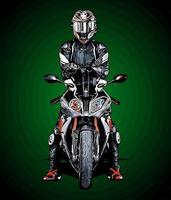 biker vector template for graphic design