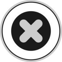 Cross Vector Icon Design