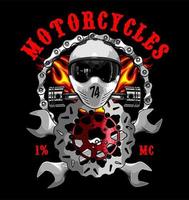 biker vector template for graphic design