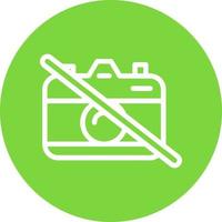 Camera off Vector Icon Design