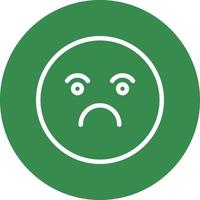 Frown Vector Icon Design