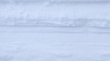 Snow skiing track surface loop. Ski trail texture. Ski run traces background. video