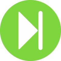 Skip Vector Icon Design