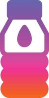 Water Flask Vector Icon Design