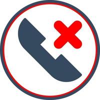 Missed call Vector Icon Design