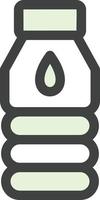 Water Flask Vector Icon Design