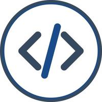 Code Vector Icon Design