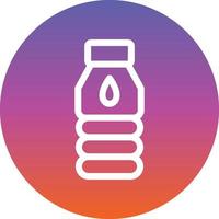 Water Flask Vector Icon Design