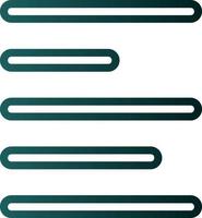 Align Vector Icon Design
