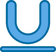 Underline Vector Icon Design