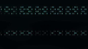 blaue dna-datencode-hintergrundschleife. nahtlose Ausgabesequenz des Wissenschafts-DNA-Datencodes. Codehintergründe der menschlichen Individualität. video