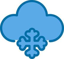 Snow Vector Icon Design