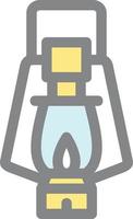Desert Lantern Vector Icon Design