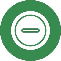 Minus Vector Icon Design