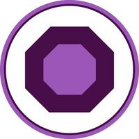 Octagon Vector Icon Design