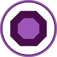 Octagon Vector Icon Design